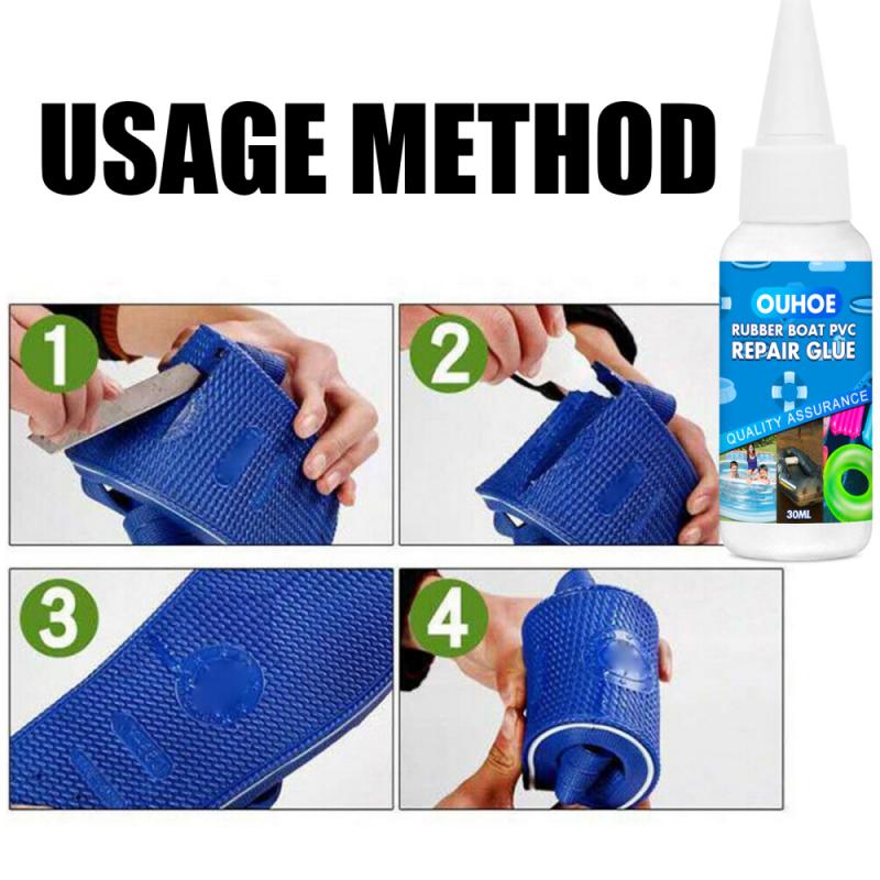PVC Repair Glue Multi-Purpose Swimming Pool Lifebuoy Pad Repair Glue Waterproof Inflatable-boat Kayak Instant Fast Sealant