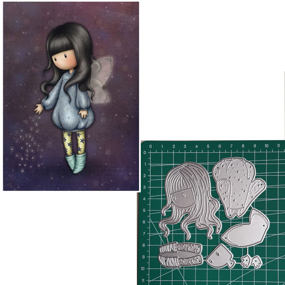 76 Clown mädchen schablonen für diy scrapbooking sterben neuheiten metall schneiden stirbt für karte, der rahmen stirbt