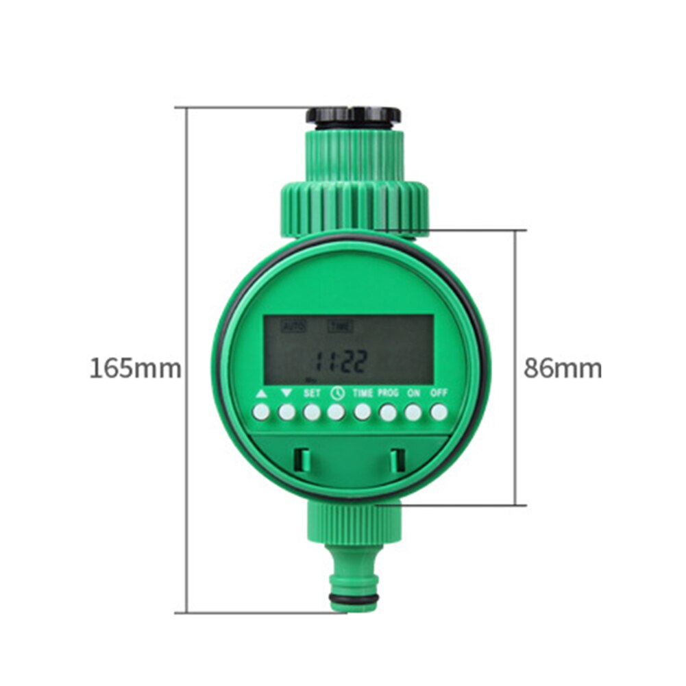 Temporizador de riego de jardín electrónico, pantalla LCD, controlador de riego automático, válvula de inteligencia, dispositivo de Control de riego: Type A