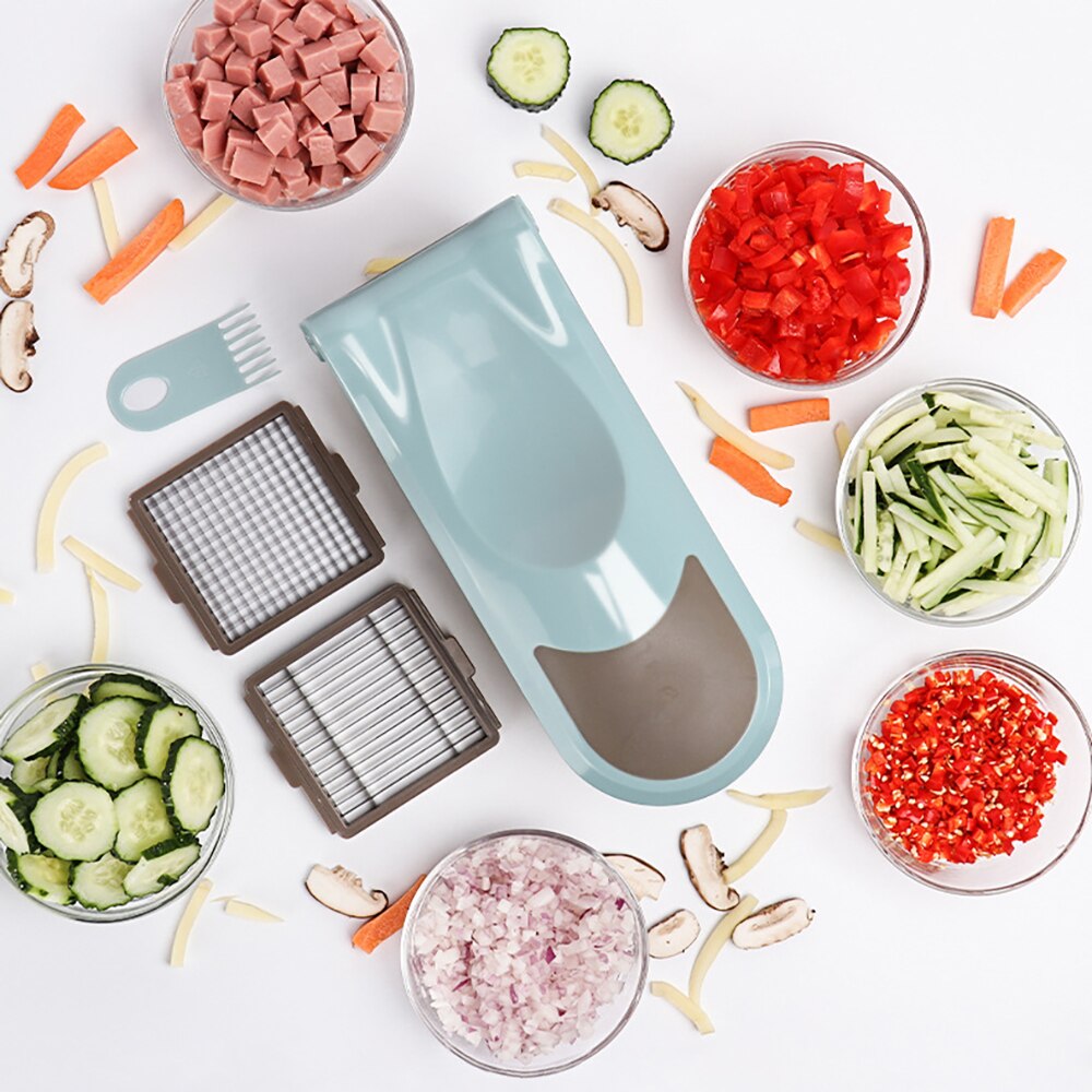 Cortador de vegetales Manual multifunción antideslizante, duradero, rallador de zanahoria, queso, rallador, herramientas