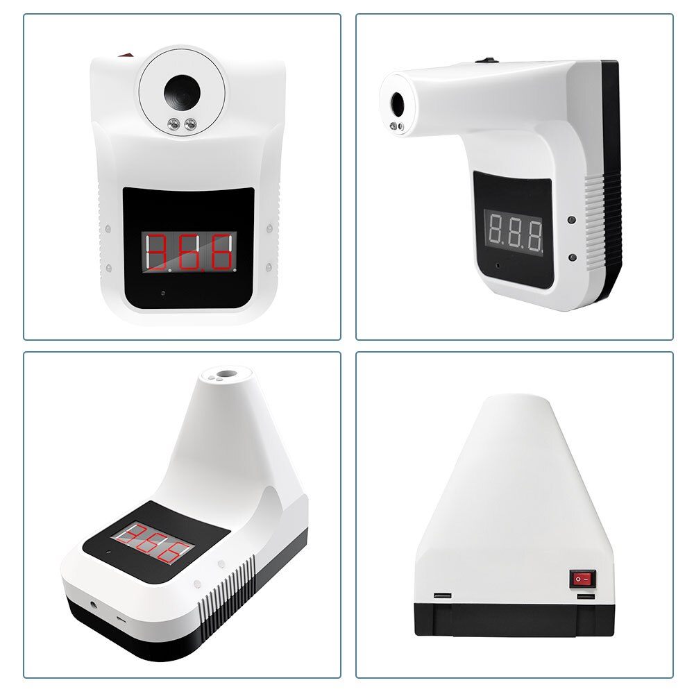 Tntelligent infrarojo digital automatic temperature recognition fever detection infrarouge alarme temperature sensor thermometer