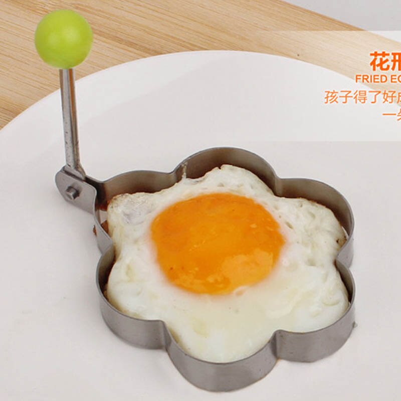 Stainless Pancake Mold Mold 5pcs/set Stainless steel Cute Shaped Fried Egg Mold Pancake Rings Mold Kitchen Egg Tool