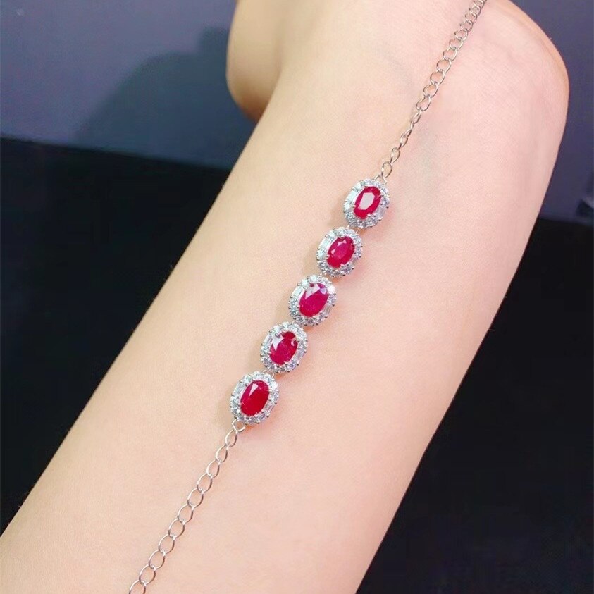 2022 new women's luxury silver color tennis bracelet shiny oval cubic zirconia bracelets bangle trendy jewelry