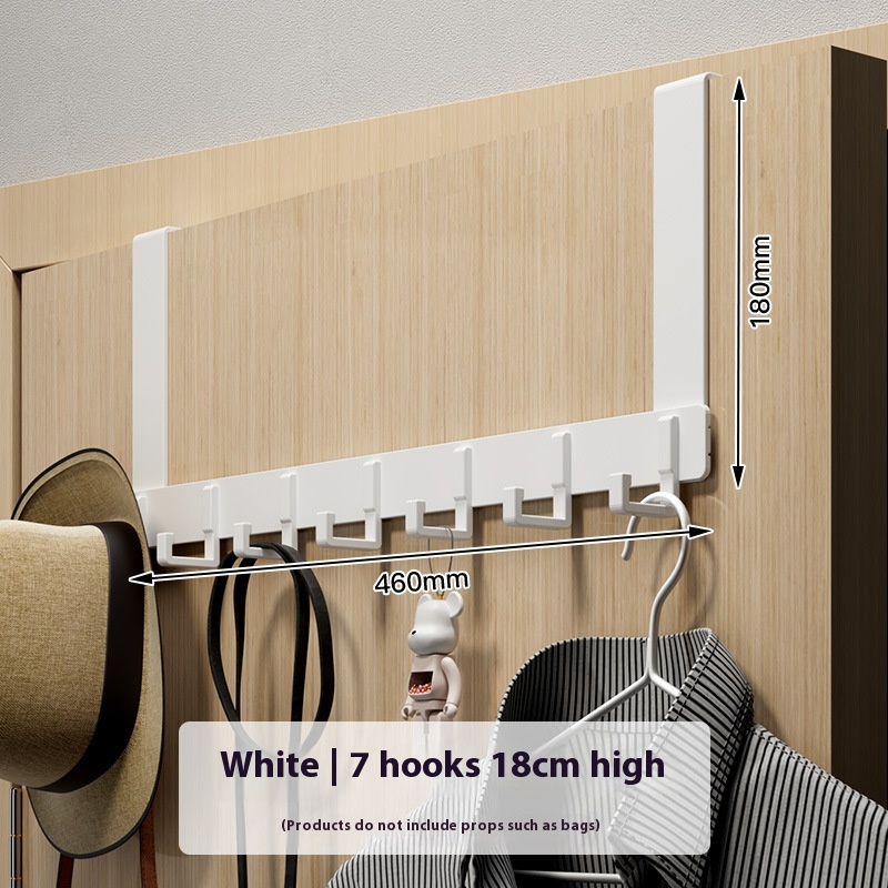 Över dörrkrokar, robust dörrhängare, kraftig att installera för badrum, sovrum, kök, hängande handdukar, rockar.: Beige