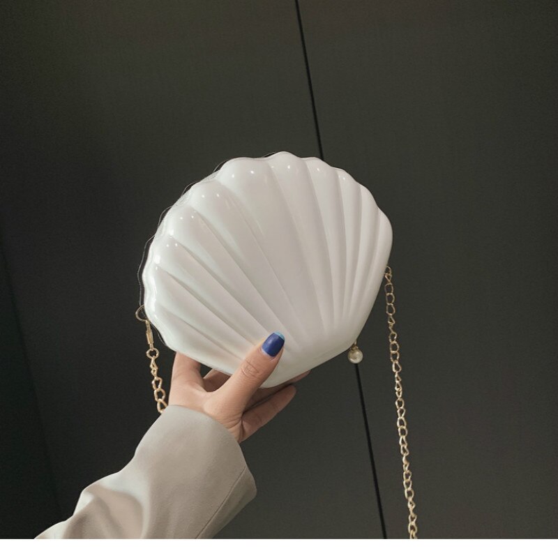 Shell Bags For Women Messenger Bag Luxury Crossbody Bag PVC Leather Mini Shoulder Chain Purse Handbags