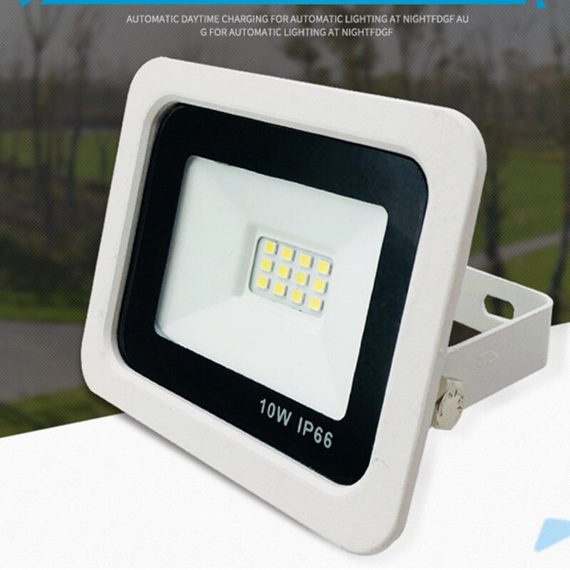 White shell spotlight 10W 20W 30W 50W 100W LED flood light garden lamp Gate Path spot light reflector exterior outdoor lighting