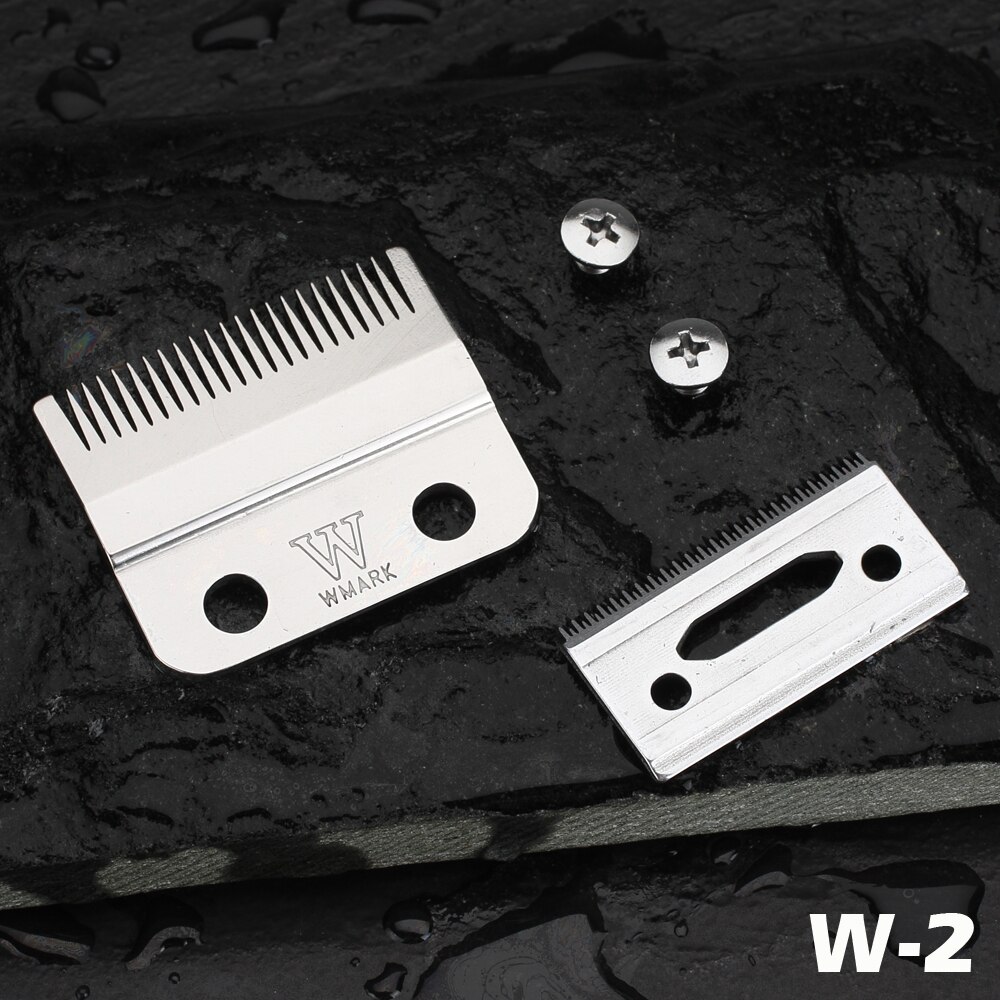 WMARK 2-Hole Hair Clipper Blade rainbow color silver color golden color replace blade W-2 for clipper