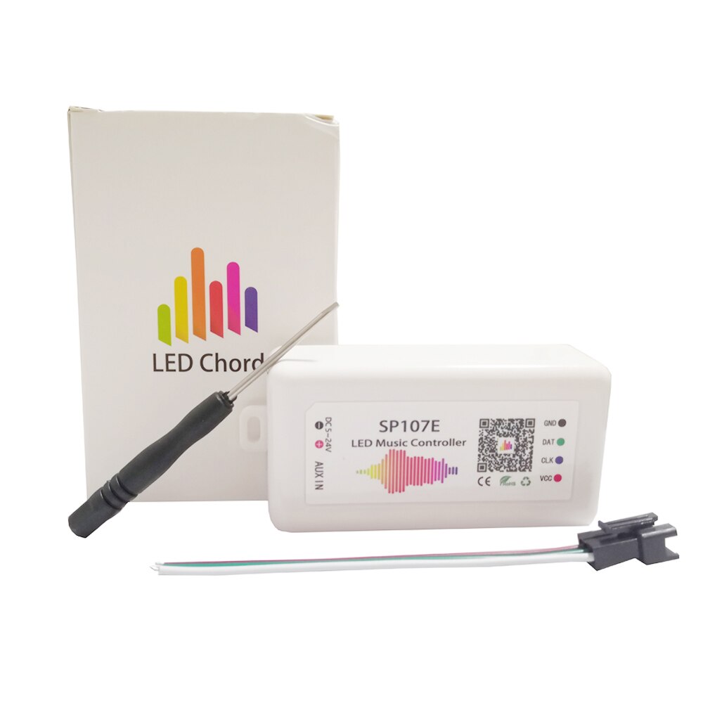 Wifi bluetooth musik rgb led strip light controller för  ws2812b ws2811 sk6812 ucs 1903 lpd 6803 ws2801 led strip light  dc5-24v