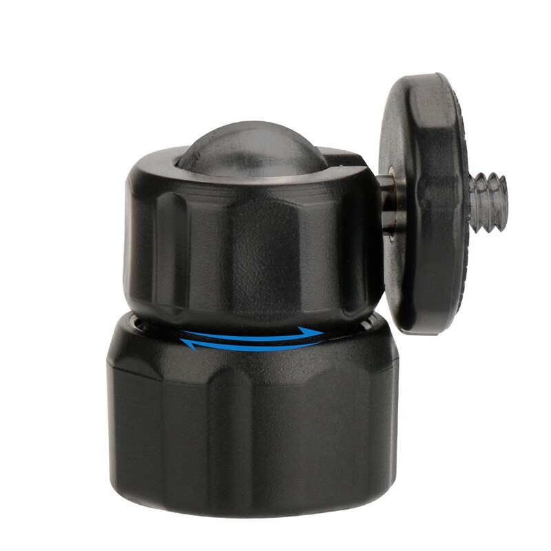 Mini rótula de bola de trípode con Base de rosca de tornillo de 1/4 pulgadas para videocámara DSLR EM88