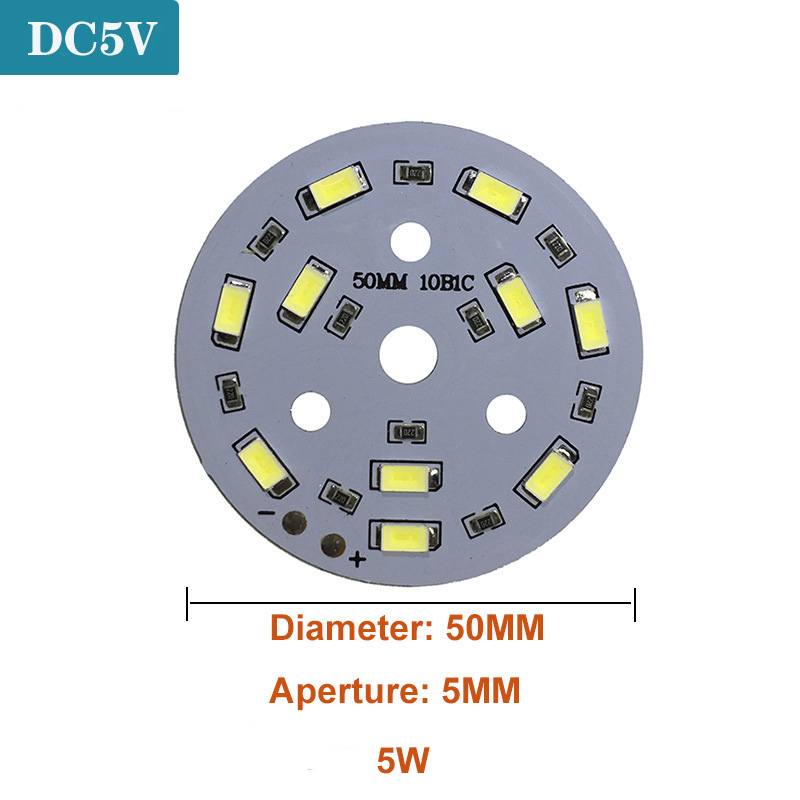 1 pièces DC5V puces LED à intensité variable SMD5730 lampe à LED USB variateur 2W 3W 5W 10W 30W panneau lumineux blanc lumière chaude avec câble de commutation marche/arrêt