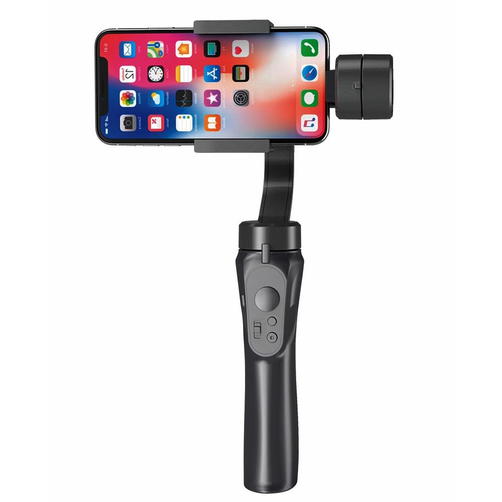 3-assi Handheld Stabilizzatore Gimbal Smartphone per la Macchina Fotografica Gopro Selfie bastone Treppiedi per Il Telefono mobile anti-scuotere Selfie bastone