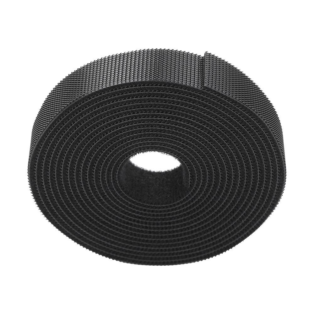 Buntband sladd rep 1- rullar återanvändbar fäste wire organizer kabelhantering krok & ögla nylon fästtejp kabel remmar