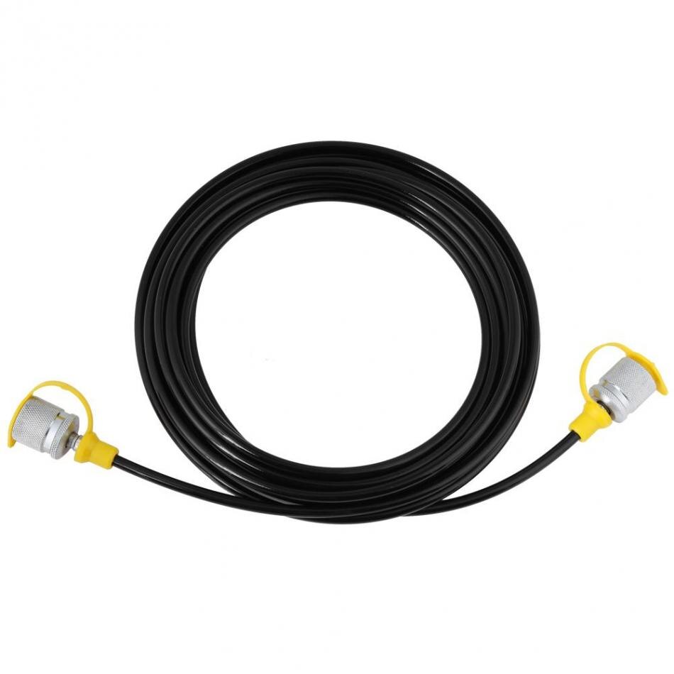 64MPa 5.0 M/16.4FT M16-M16 Hydraulische Druk Test Slang Vrouwelijke Vloeistof Hydraulische Test Slang Zwart End Gauge Aansluiten Kabel