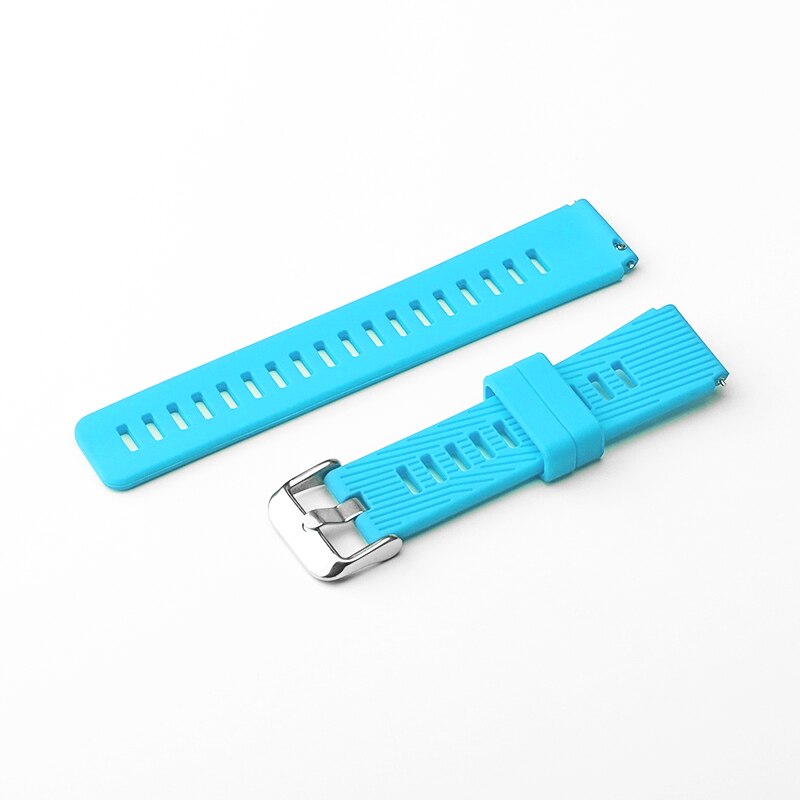 Correa de silicona de 18mm para huawei Talkband b5, muñequera de repuesto, porosa, transpirable, huawei band B5, Correa deportiva, tamaño ajustable: Azul
