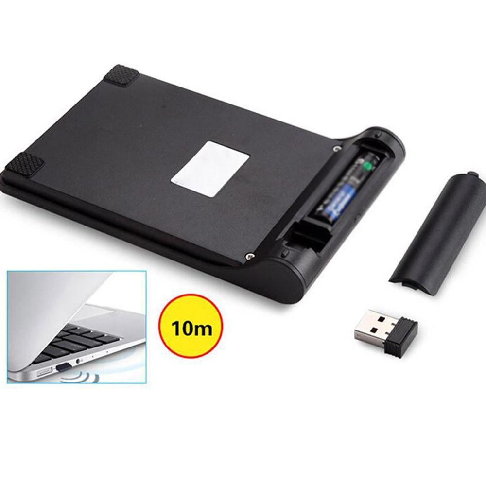 2.4g trådløse mini digital tastatur 18 taster usb nummer numerisk tastatur mus til bærbar pc notebook desktop