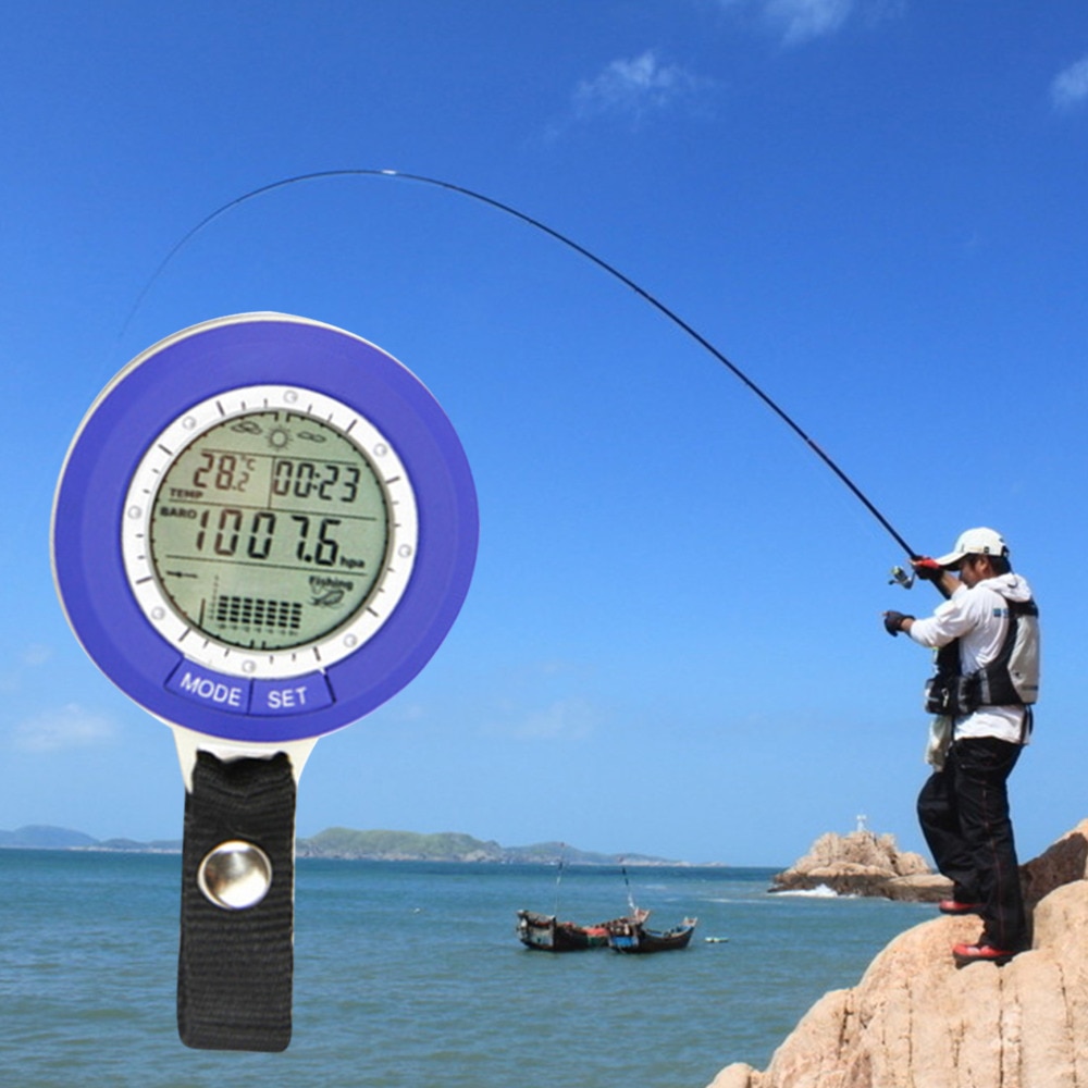 Fishing Barometer Multi-function LCD Digital Outdoor Fishing Barometer Altimeter Thermometer Fishing Finder