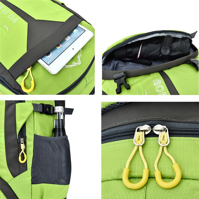 50L unisex men's backpack travel back pack sports bag Nylon outdoor trekking hiking rucksack Climbing Camping backpack for male