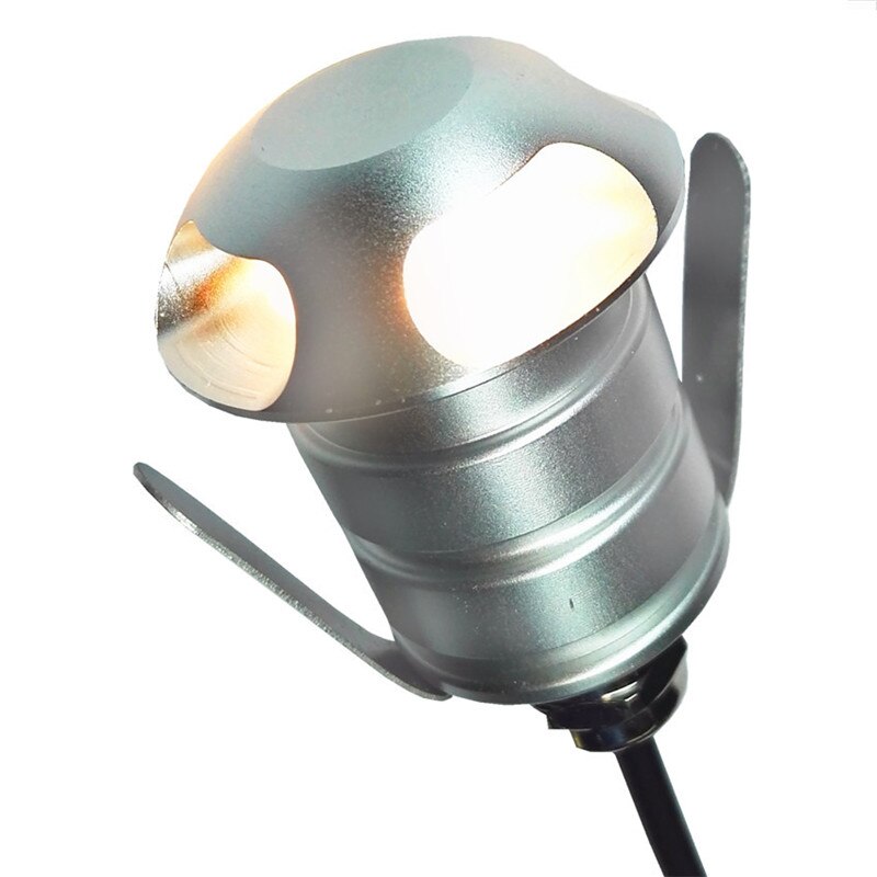 Einbau LED Deck Licht Bausätze mit Schützen Hülse φ50mm in Boden Außen LED Landschaft Beleuchtung IP67 Wasserdichte 12V für garten