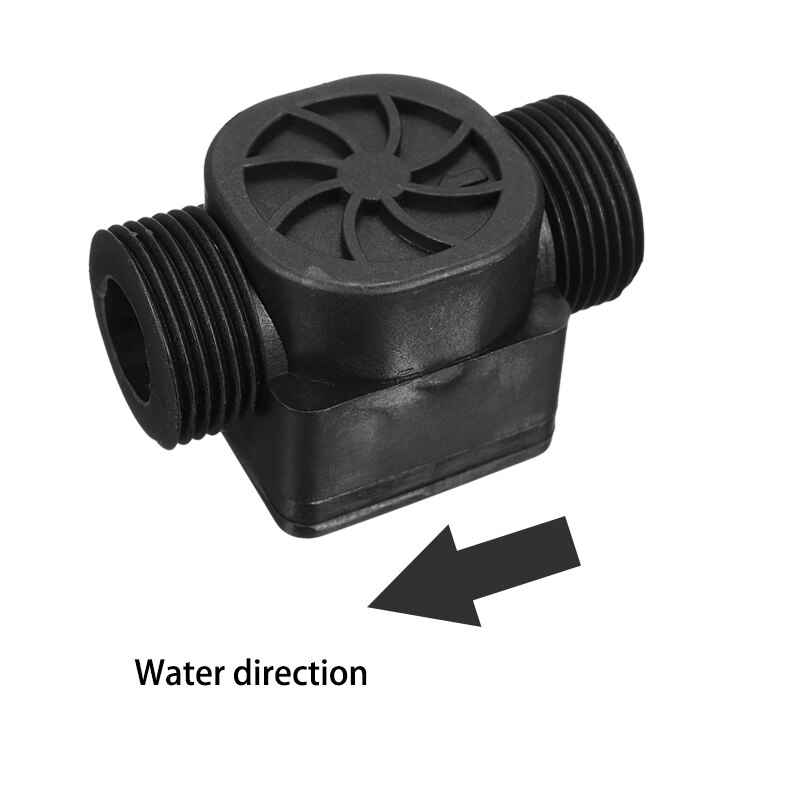 2-60l/ min vannstrømmåler sensor  dn20 g3/4 ''  dc 5v elektrisk varmeapparat strømningsmåler vannmengdemåler hall strømningsføler vannregulering