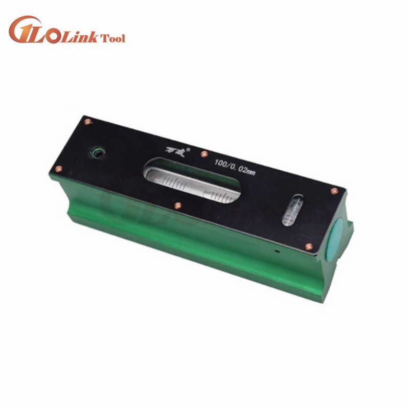 High precision 0.02mm 100/150mm/200mm/250/300mm industrial level Mechanical Bar Level spirit level Instrument Measuring Tool