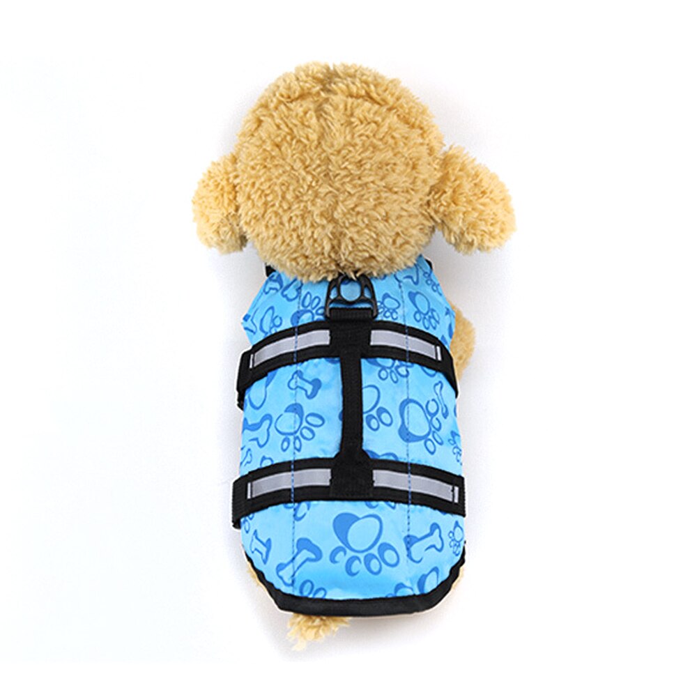 Hond Vesten Outdoor Hond Doek Float Puppy Rescue Zwemmen Slijtage Veiligheid Kleding Vest Zwemvest Voor Honden #1: blue / S