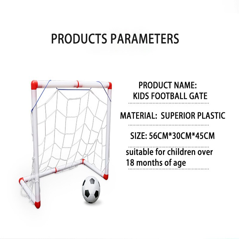 Mini Football Goal Nets Small Soccer Children Exercise Ball Sports Training Football Gate Indoors Activities Yard Kids Games