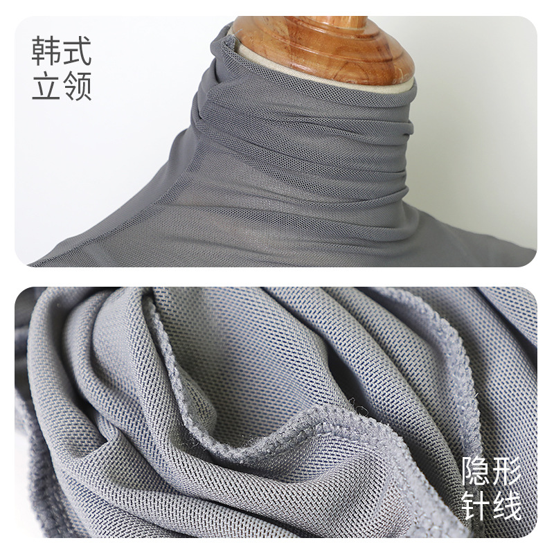 1pcs/lot vintage Women Ballet costumes Adults Dance long sleeve top Skirts Adults Soft Gradient Gray Ballet Dress