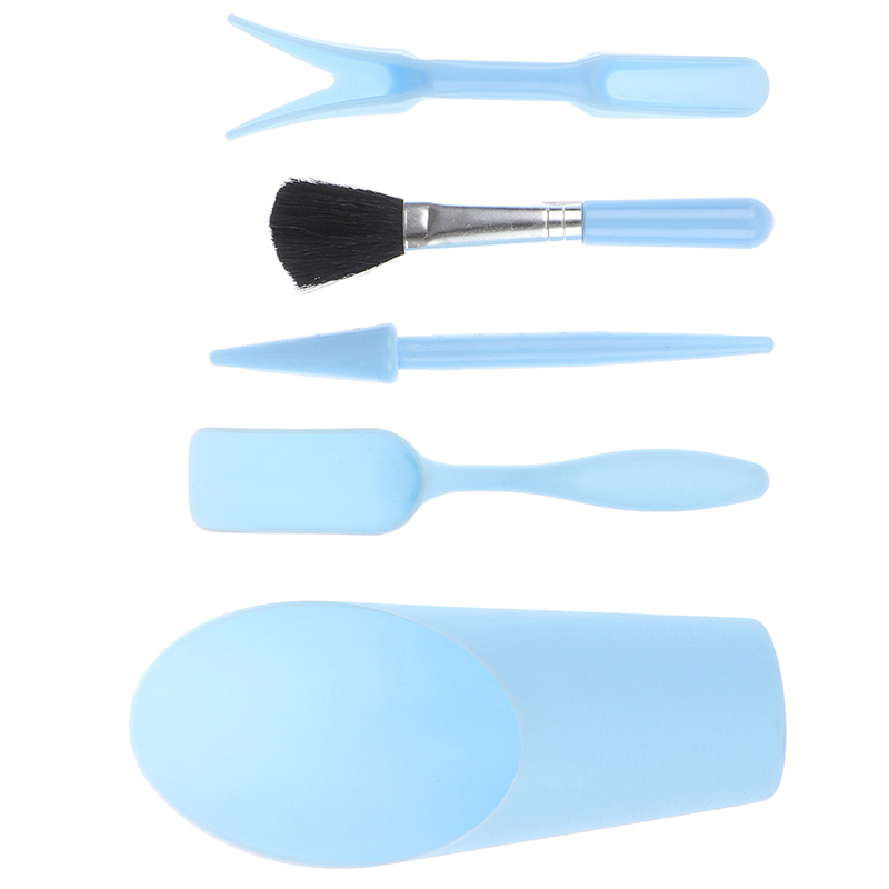 1/3/5pcs Shovel Rake Planting Tools Combination Home Gardening Tool Set Balcony Home-grown Mini Digging Suits: 5pcs blue