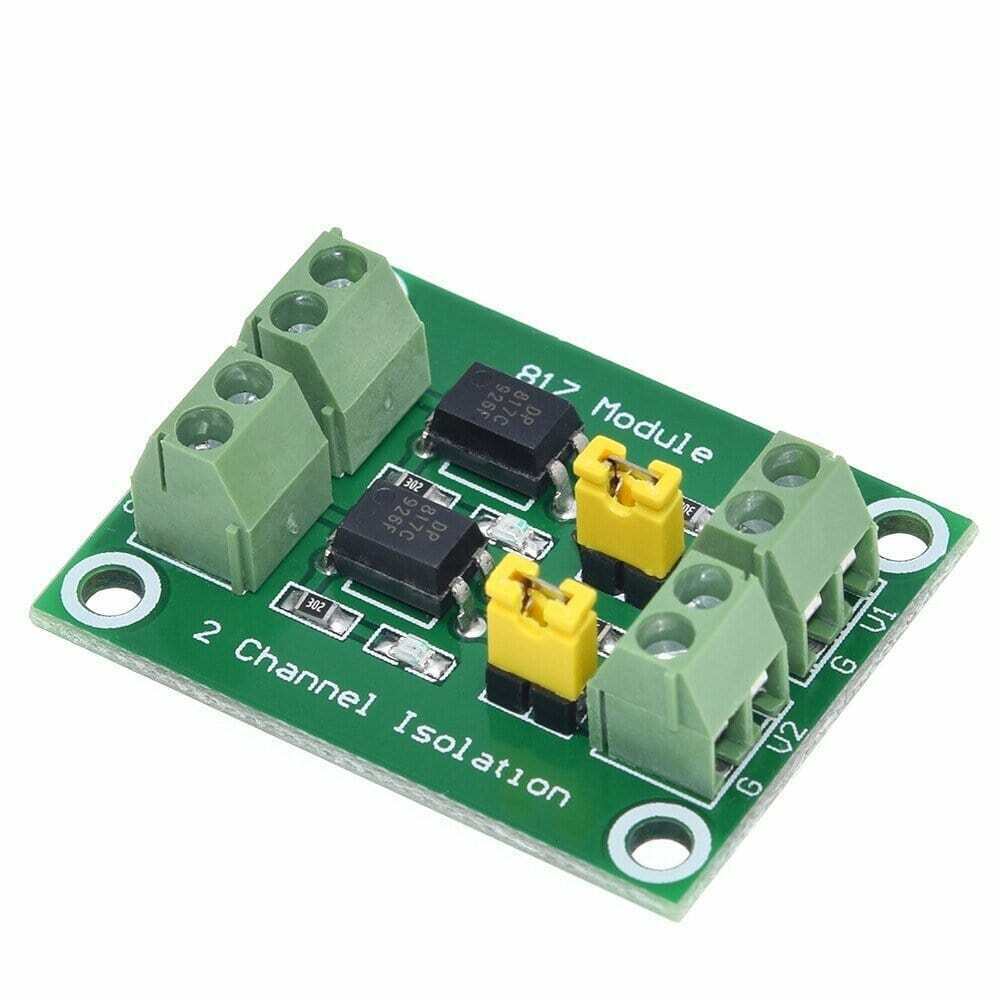 Optoaislador PC817 de 2 canales, conexión para Arduino, optoacoplador ST
