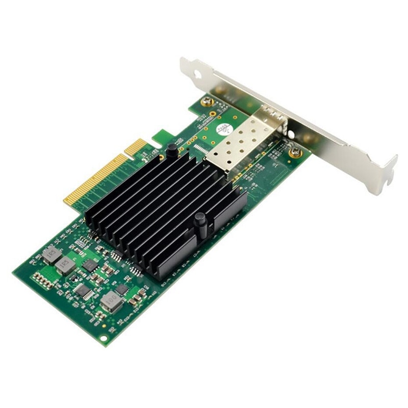 OPQ-PCI-E X8 10 Gigabit serveur carte réseau Fiber PCIe 10GbE SFP + carte réseau Fiber 82599EN: Default Title