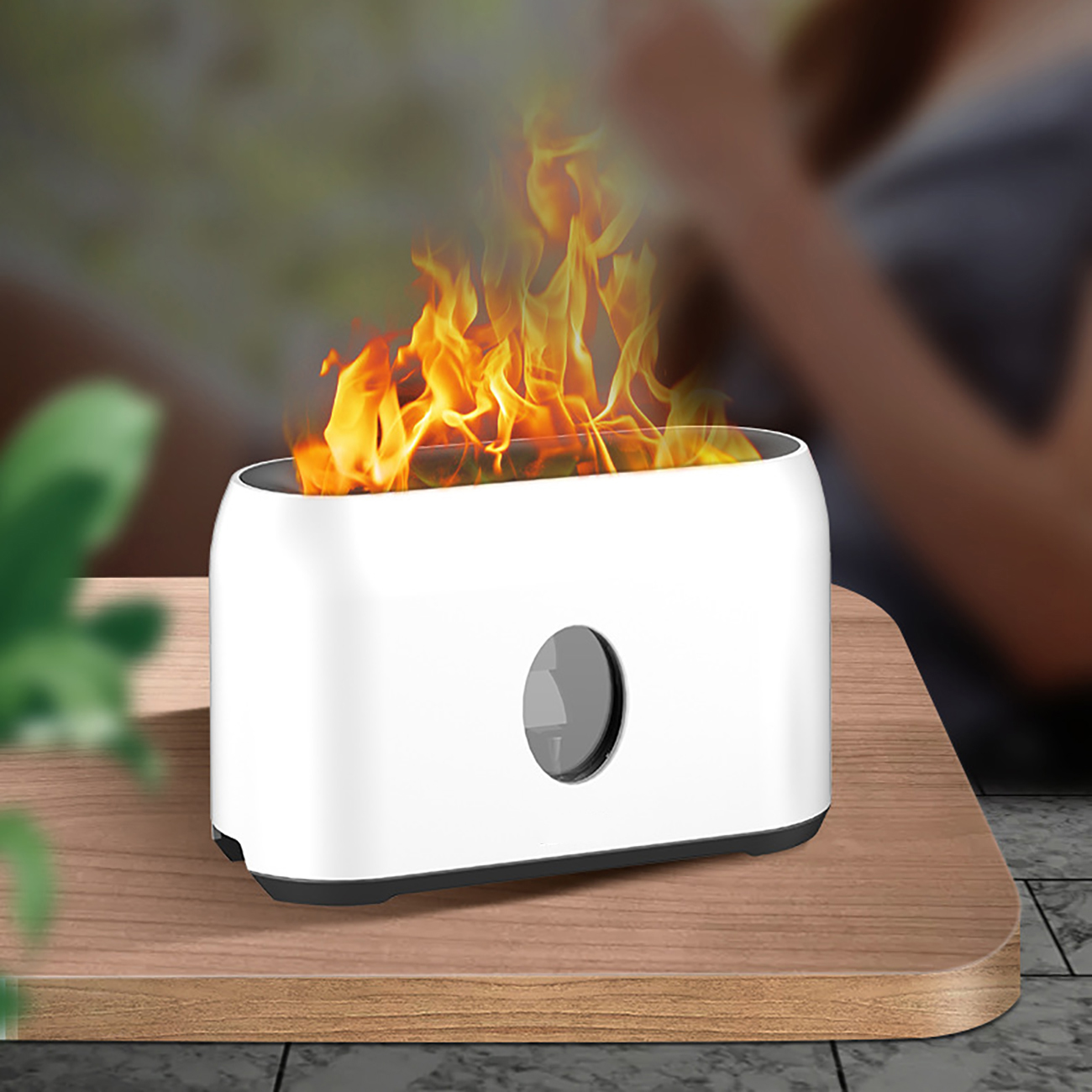 200ML Flame Air Humidifier USB Remote Control Aromatherapy Humificador Diffuser Three-speed Timing Humidifier Home Decor