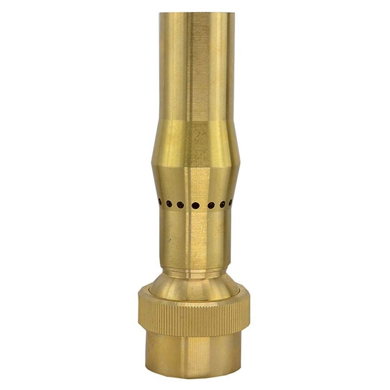 3/4 Inch Brass Foam Jet Fountain Nozzles Garden Landscape Fountain Adjustable Multi-Spray Nozzle Garden Pond Decoration