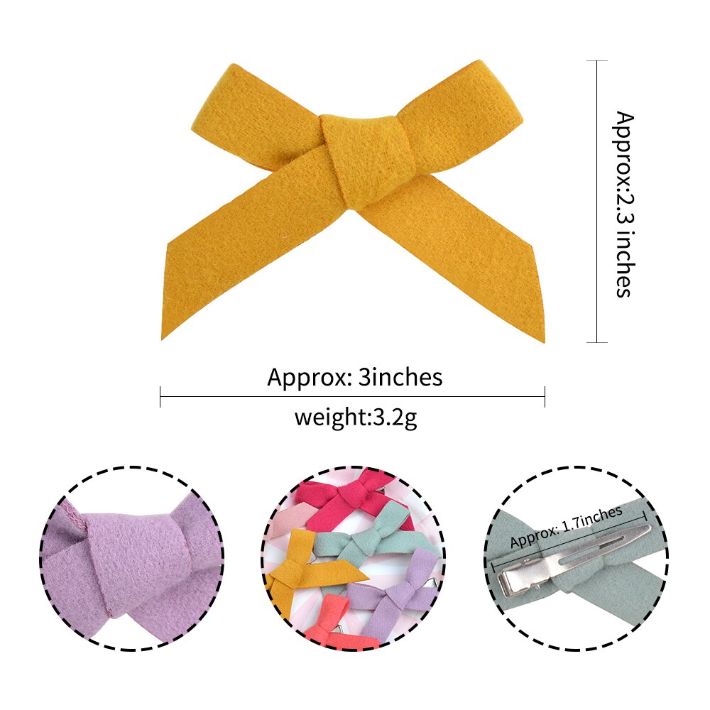 2 st/set solida hårrosetter med klämma för baby boutique hårklämmor flickor hårspänne handgjorda hårgrepp huvudbonader hårtillbehör