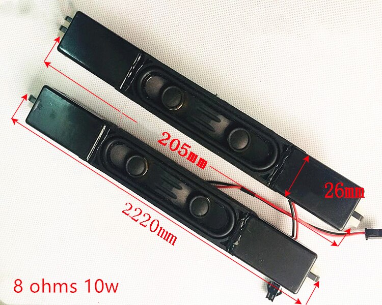 LCD TV lautsprecher 8 ohm 10W display werbung maschine high und low sound high fidelity box vollständige palette lautsprecher