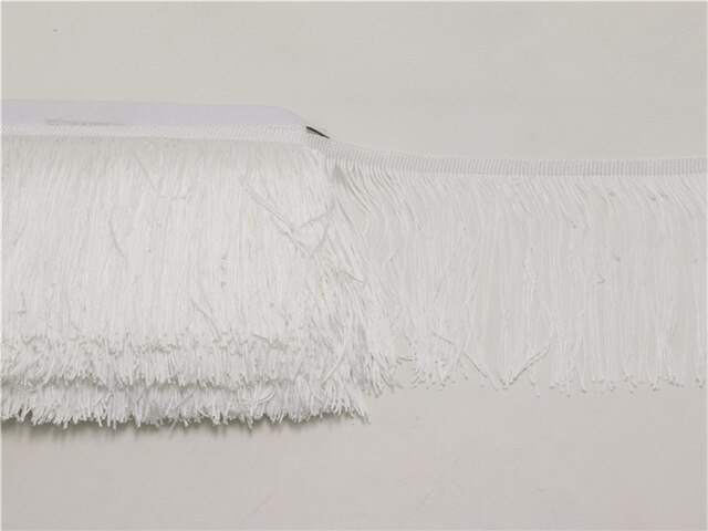 10 Yards 15 cm Breedte Polyester Tassel Fringe Trim Voor DIY Latin Jurk Kledingstuk Decoratieve Accessoire Kant Lint Voor Naaien gordijn