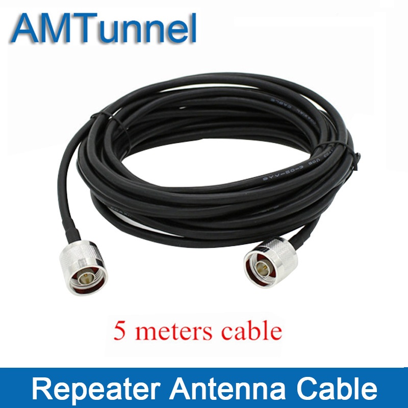 Coaxiale Kabel Repeater Kabel Antenne Kabel Met N-Male Naar N Male Connector 5 Meter