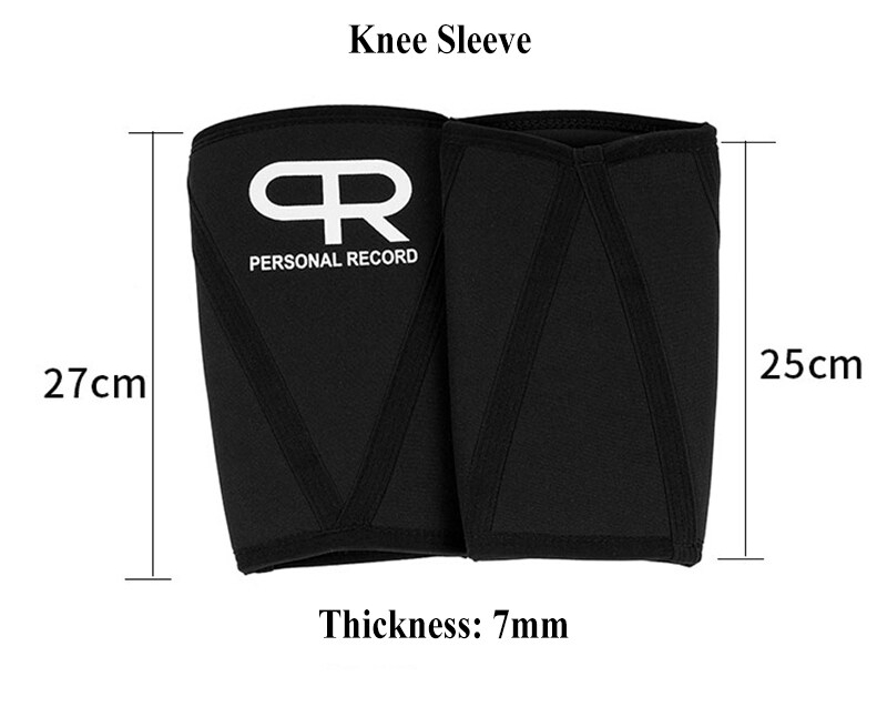 1 paire de genouillères ou coudières, gymnastique, Fitness, Crossfit, Support sportif, genouillère ou coudière en néoprène de 7mm pour l'entraînement: S / WHITE