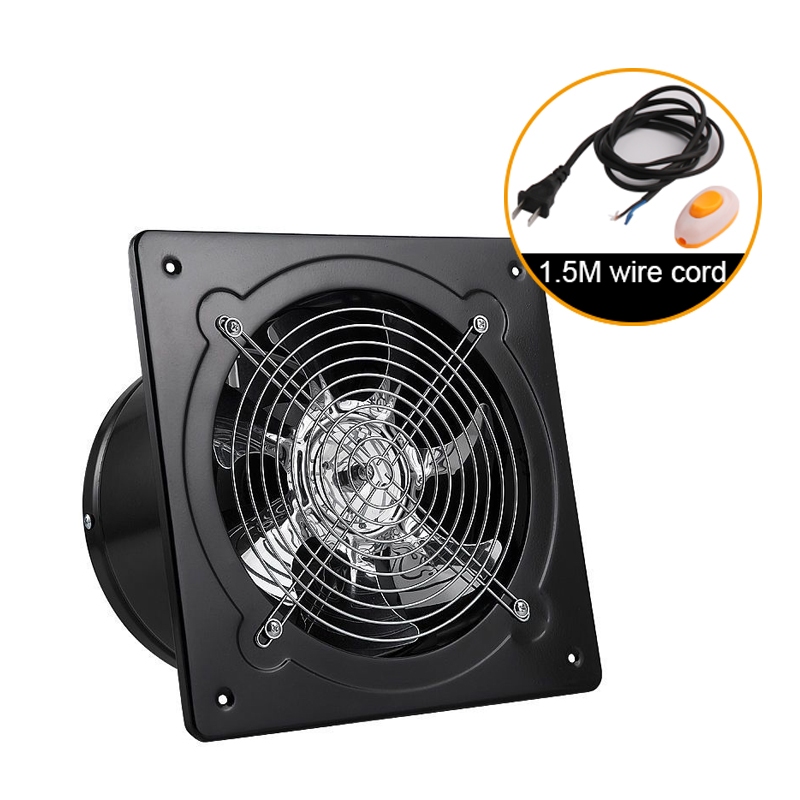 4/6 inch Extractor Fan Household Air Ventilator Kitchen Bathroom Ceiling Silent Exhaust fan Blower Corrosion Resistance 110V 220: S / light green / 110V