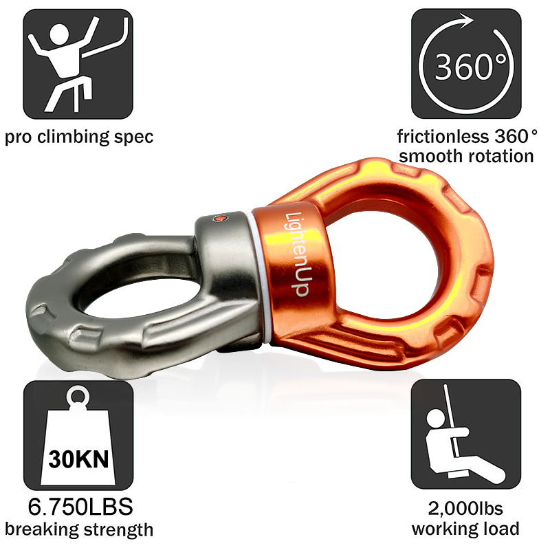 30KN Rotational Device Rope Swivel High Strength S... – Grandado