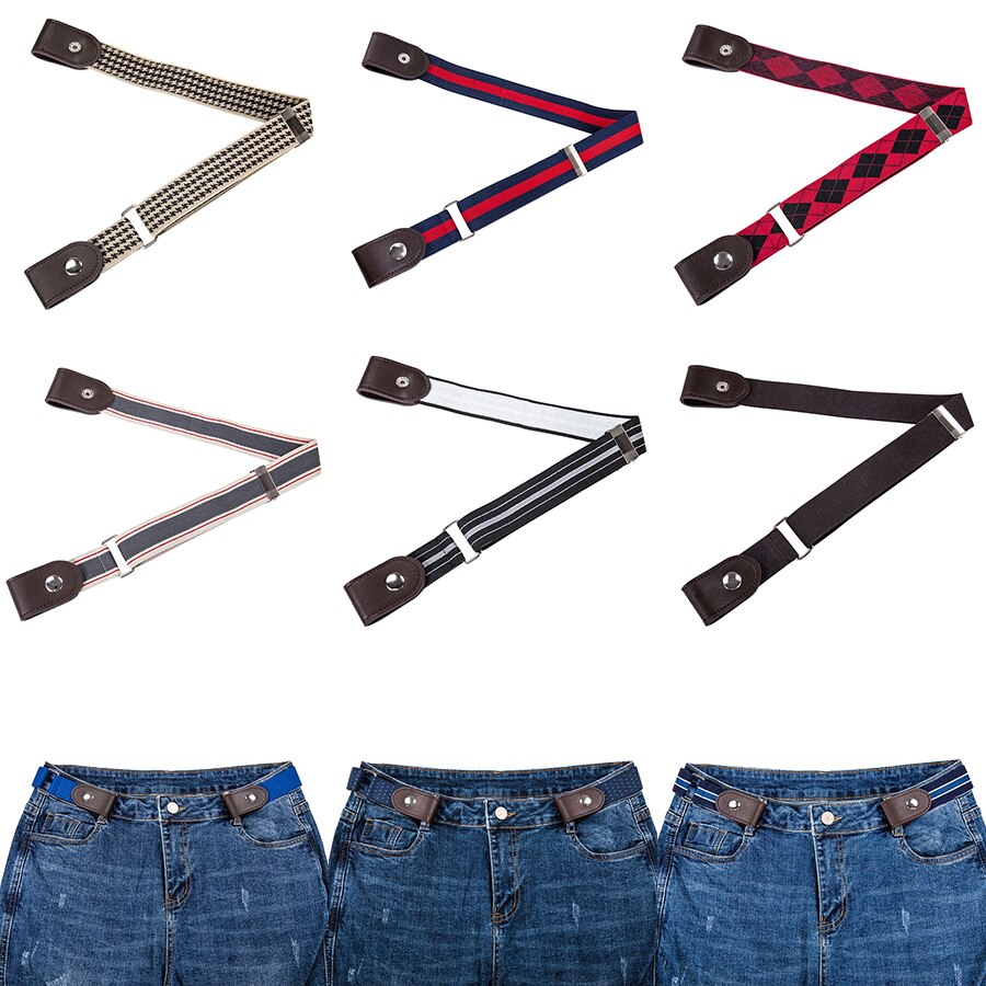 Hi-Tie Easy Belt Without Buckle free Belts For Women Female waist Elastic stretch Jeans hidden Invisible