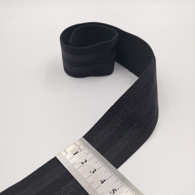 1M Elastic Bands 4cm Wide Grain Trousers Elastic Ribbon Waistband Colorful Stripe Rubber Band 40mm Webbing Bags Sewing Cloth: 7