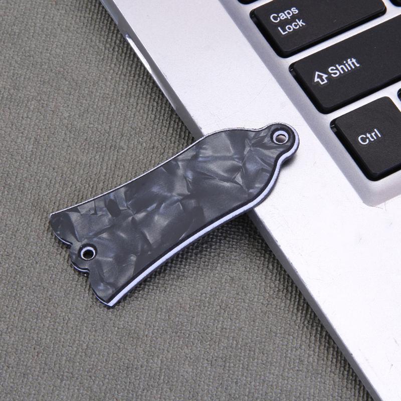 10Pcs Truss Rod Cover 2 Gat Duurzaam Portable Black Pearl Kleur Gibson Style Les Paul Bell-Vormige Musical scroll Plaat