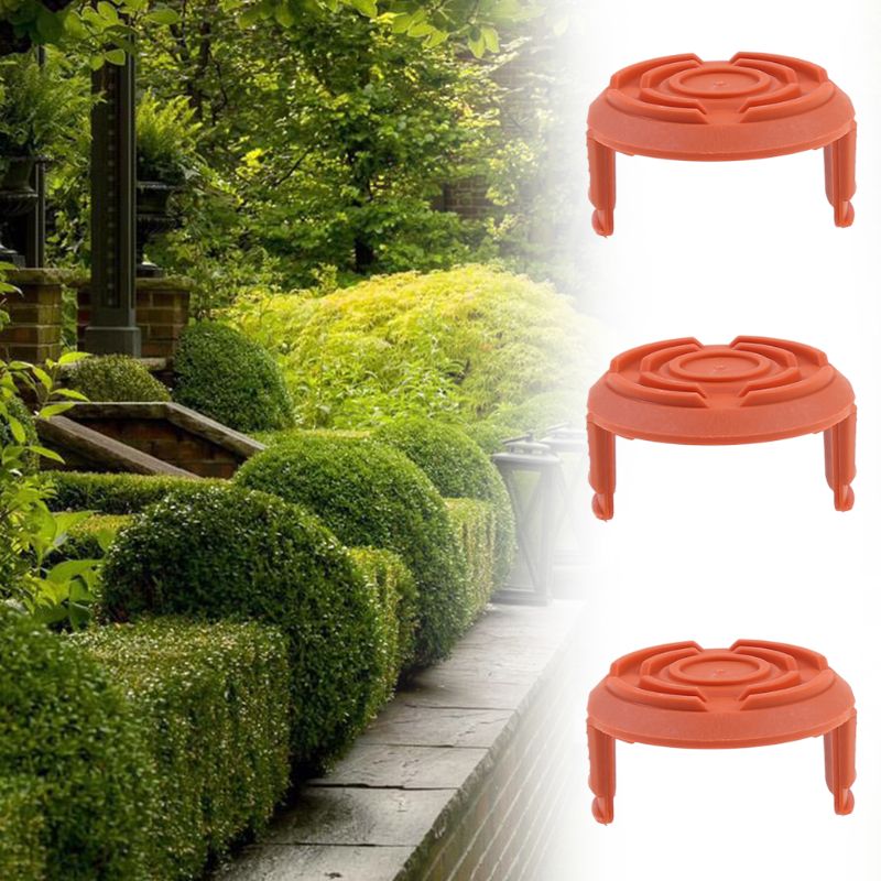 Accessoires de tête d'herbe de remplacement de tondeuse couvercle de bobine d'arbre en plastique