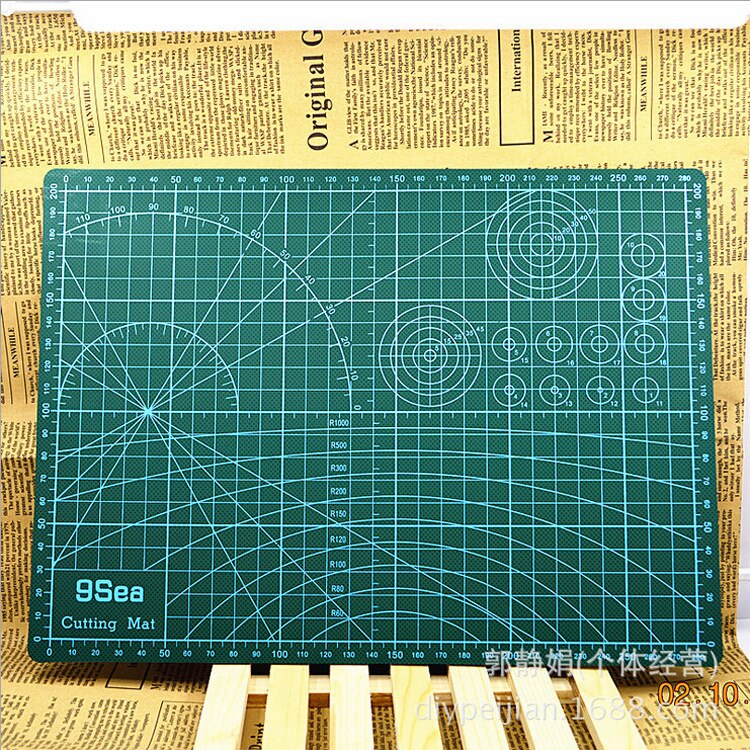 A3 A4 A5 Leather Craft Cutting Mat Board Engraving Soft Pad Hand Writing Plank, 3mm Thickness Inch Size Cutting Mat Punch Sewing