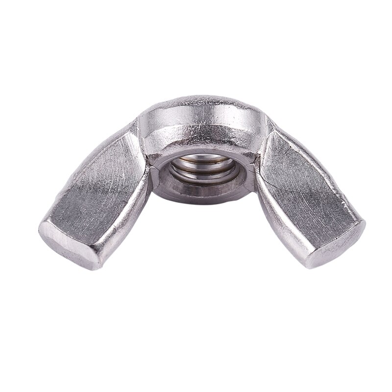 6 mm coarse thread butterfly nut stainless steel wing nut