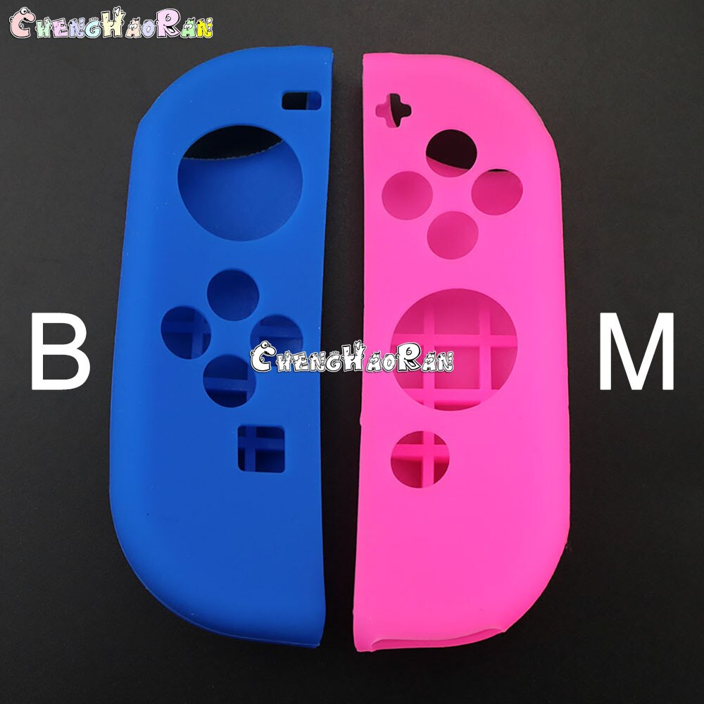 1pair Silicone Rubber Skin Case Cover For Nintendo Switch Joy-Con left right Controller NX NS Joycon Anti-slip Soft Case