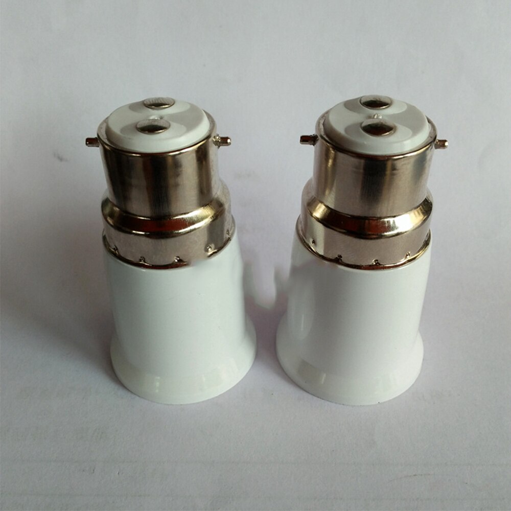 1 pz B22 per E27 Convertitori Supporto Della Lampada Al di Fuori B22 Verso L'interno E27 Esterno A Baionetta per La Vite Interna di Conversione testa della lampada