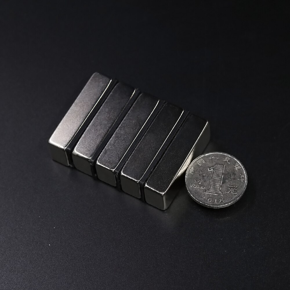 Aimant Permanent N35 en néodyme, bloc magnétique Super puissant, 40x15x10mm, 1/2/5/10 pièces