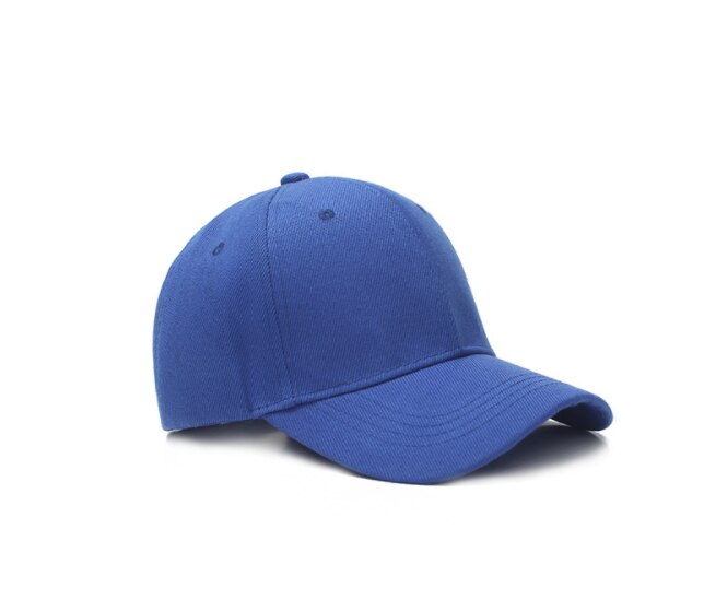 Verão outono unisex soild boné de beisebol adesão chapéu ajustável hiphop bonés moda legal sunhat casquette gorras presente: Blue