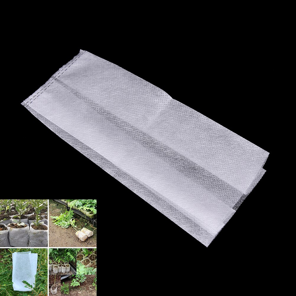 100 Pcs Seedling-Raising Bags Plant-Fiber Nursery Pots Garden Supplies Can Degrade Environmental Protection Full